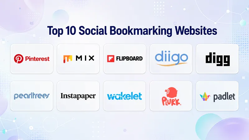 List of the top 10 social bookmarking websites